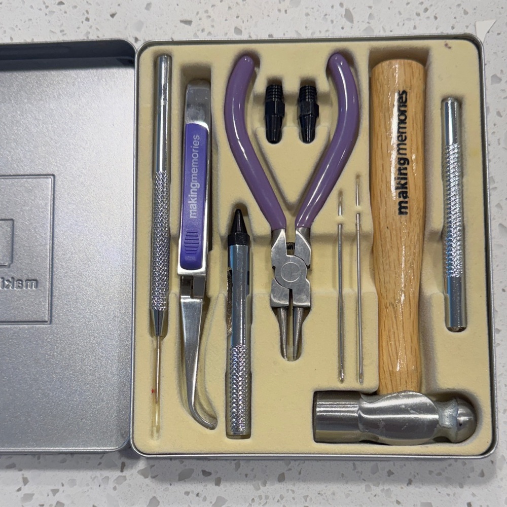 Making Memories Silver Storage Box